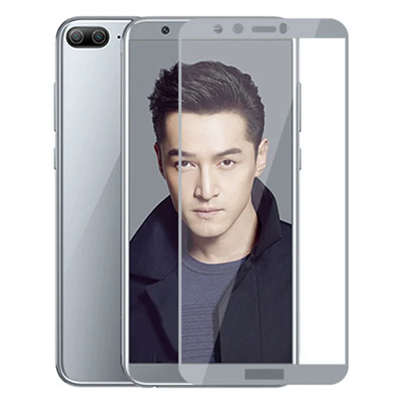 Gray Закаленное стекло для Huawei honor 9x9 lite 9 lite защитное стекло на honor 9 Lite light x защитная пленка для экрана полное покрытие Сенсорная Пленка - Цвет: Gray