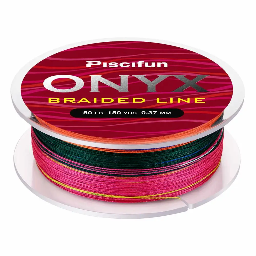 Colorful Piscifun Onyx 137 м плетеная леска 6-50LB 4 нити 65-150LB 8 нитей супер сильная износостойкая Multifilament PE Line - Цвет: Colorful