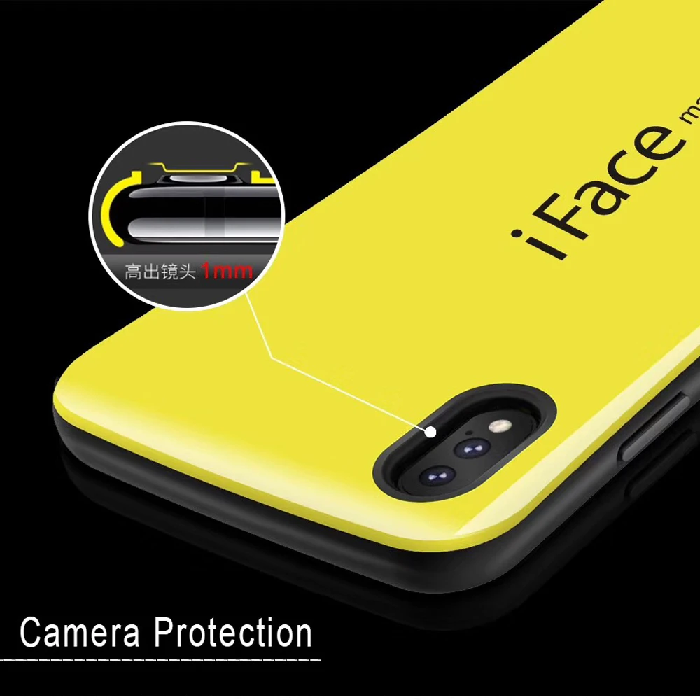 Чехол Sinbeda iFace mall для iphone XS XR MAX Ударопрочный Мягкий ТПУ силиконовый чехол