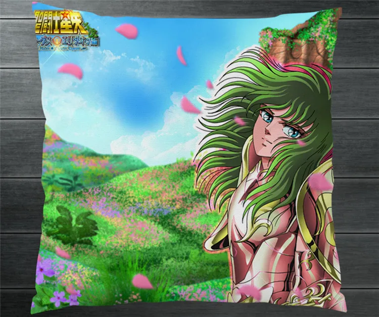 Бронзовая ткань Saint Seiya Andromeda Shun Fanart 40*40 см двухсторонняя зеркальная Обложка