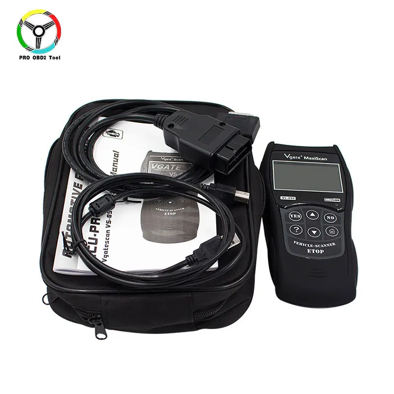 

Universal Vgate VS890 Auto Diagnostic Scanner VS890s OBD2 CAN-BUS Fault Car Code Reader VS-890 supports Multi-Languages