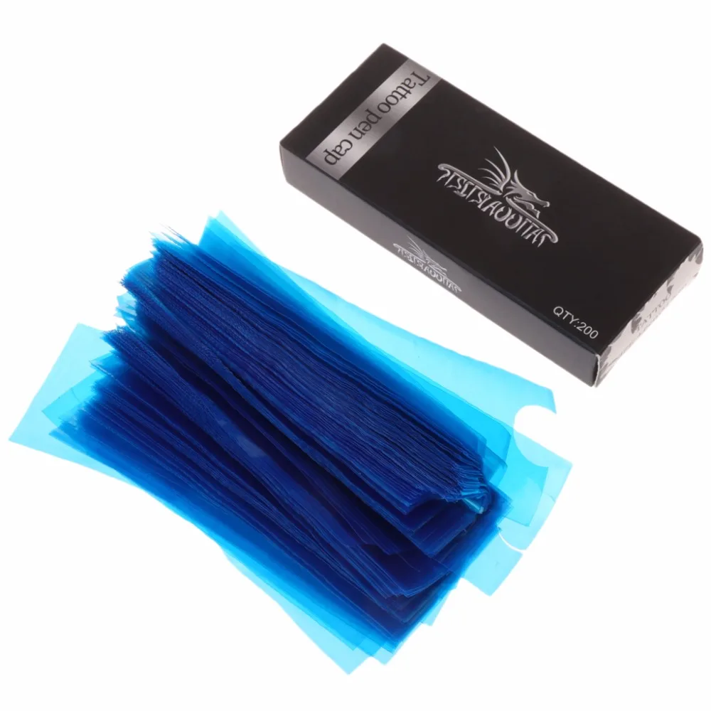 

200pcs Tattoo Clip Cord Sleeves Disposable Plastic Hygiene Machine Cover Bag