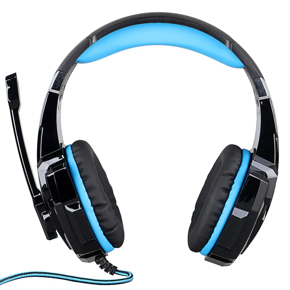 KOTION каждый G9000 компьютерная игра проводная гарнитура с микрофоном светодиодная