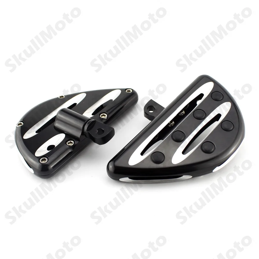 Черный CNC Cut Мужской крепление мотоцикла подножки подставка для ног доска для Harley Sportster XL 1200 883 Dyna