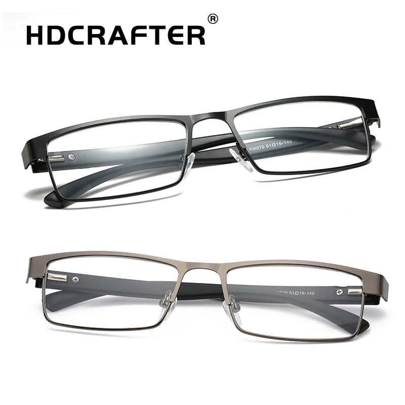 HDCRAFTER Для мужчин, очки для чтения от компьютера для Для мужчин очки Oculos De Grau анти синего цвета оправы для очков+ 1,0 1,5 2,0 2,5