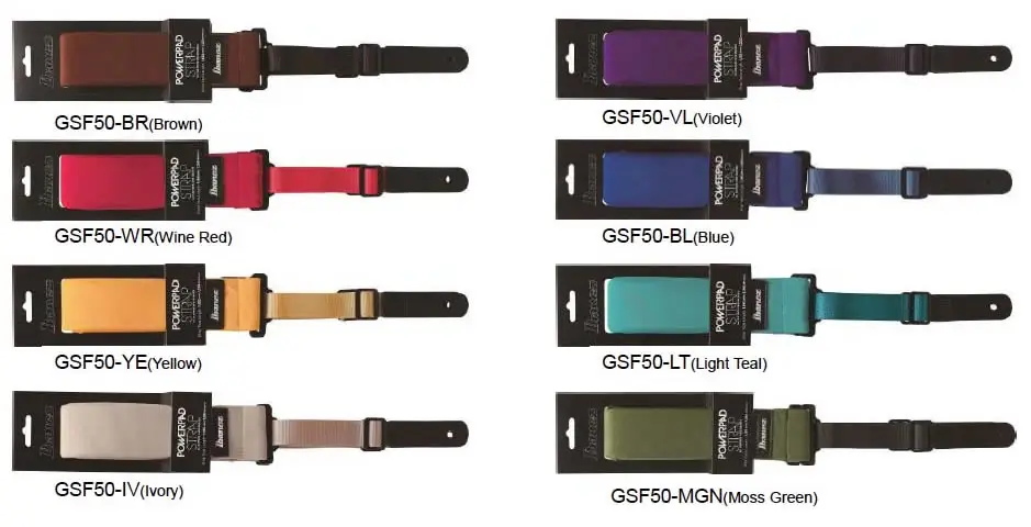 Фото Ремень для гитары Ibanez GSF50 POWERPAD Неопреновая подкладка №2