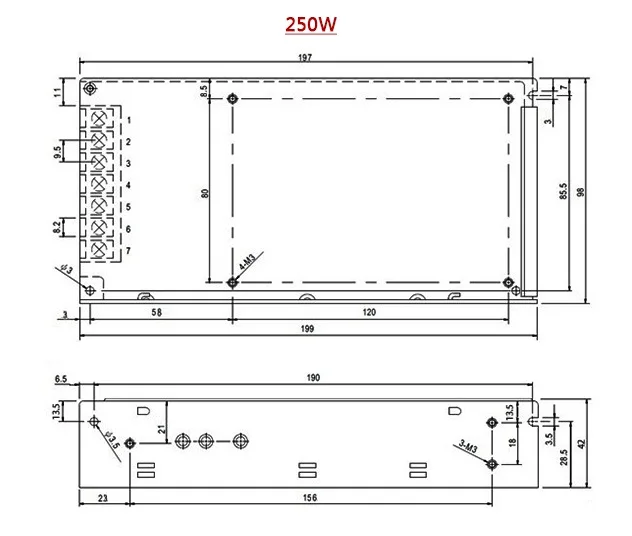 S-250w300W350w DC24V10A15a DC12V20a30A постоянного тока светодиодный мониторинг импульсный источник питания светодиодного табло 250W12V20a