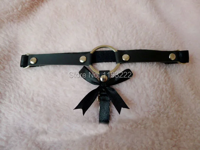 Ручная работа панк рок Готическая лента бант заклепки носок подвязка пояс