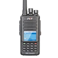 100 brand new factory authorized ip 67 waterproof tyt vhf dmr walkie talkie md 390 with gps and programming cable