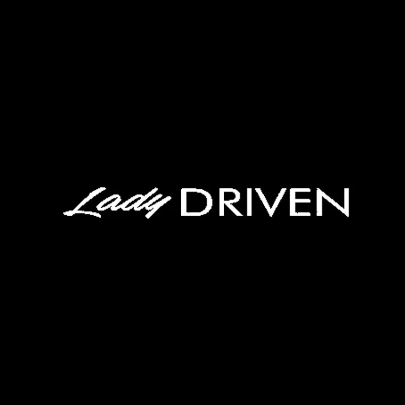 YJZT 20CM*2.2CM Interesting LADY DRIVEN Vinyl Car Window Sticker Personality Decoration Decal C11-0729 | Автомобили и мотоциклы