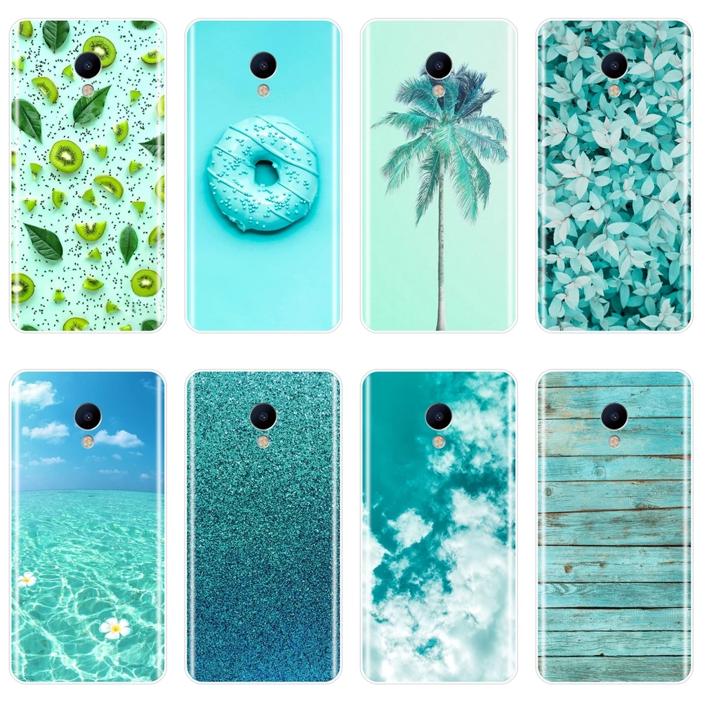 Чехол для телефона Meizu M6 M6S M6T M5 M5C M5S M3 M3S M2 зеленый фрукты лист Мягкая силиконовая