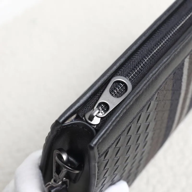 Kaisiludi leather embroidery bag hand envelope envelope large capacity hand grip bag large capacity leather fashion