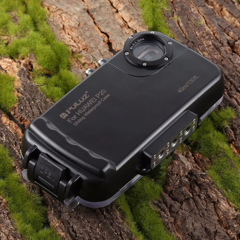 PULUZ для Huawei P20 / Pro Чехол дайвинга 20 40m/130ft водонепроницаемый корпус фото видео