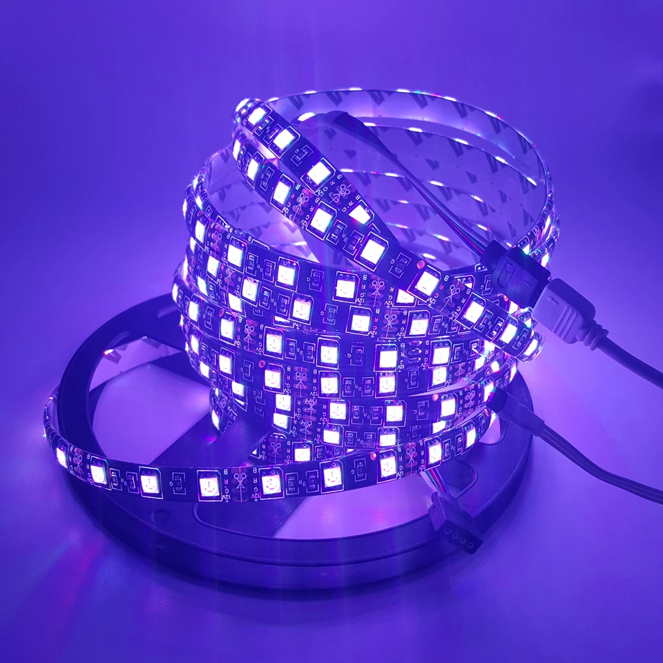 LINYEE 5050 SMD RGB Светодиодные ленты 60 светодиодный/m 5 м/лот DC 12 В Водонепроницаемый гибкий свет с 44key удаленного контроллер 12 В 5A