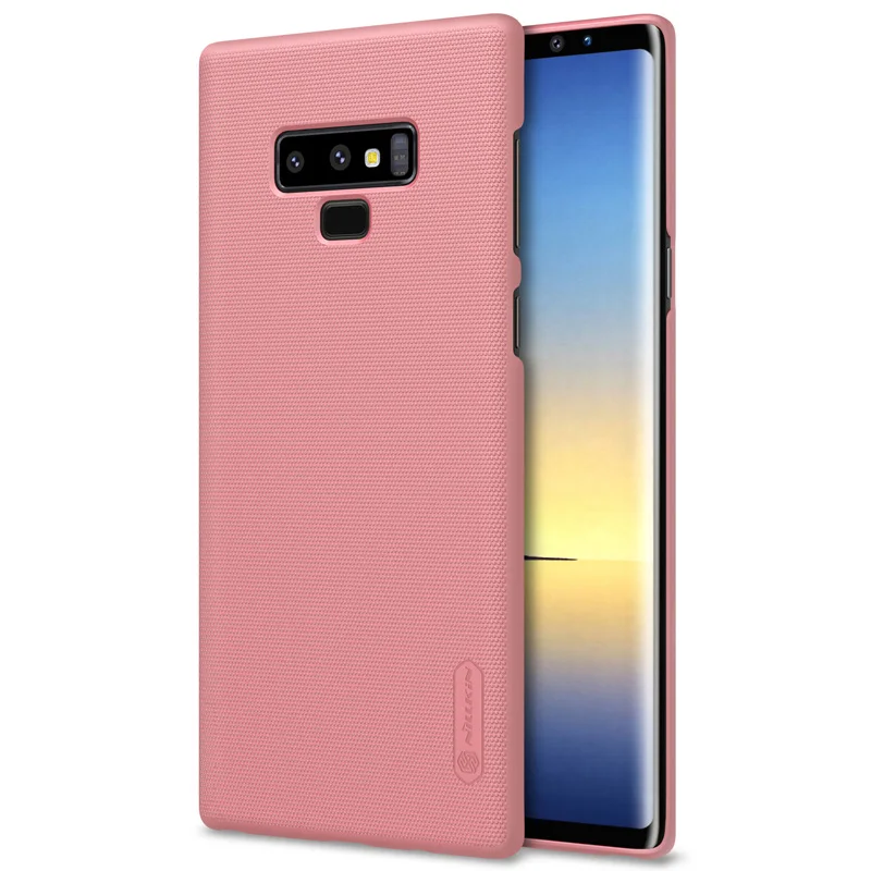 Для samsung Galaxy Note 9 Nillkin Супер Матовый щит Note8 Жесткий Чехол для задней панели ПК Note9 чехол для телефона для samsung Note 9 8 чехол для телефона - Цвет: Rose Gold