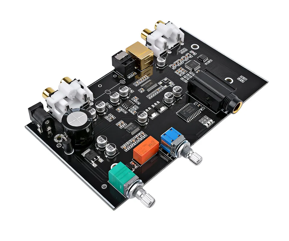 AIYIMA DC12V DPCM5100 ЦАП Плата MS8416 коаксиальный волоконно-оптический USB усилитель аудио регулятор громкости декодер плата для DIY домашнего кинотеатра