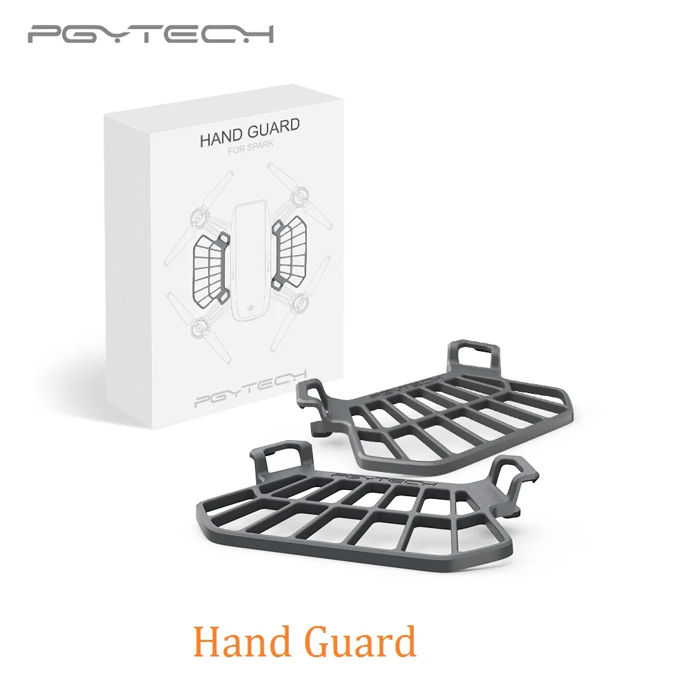 hand guard PGYTECH интимные аксессуары для DJI Spark держатель пропеллера/Шасси стояки/посадка Pad/пропеллеры гвардии/держатель пульта дистанционного управления - Цвет: hand guard
