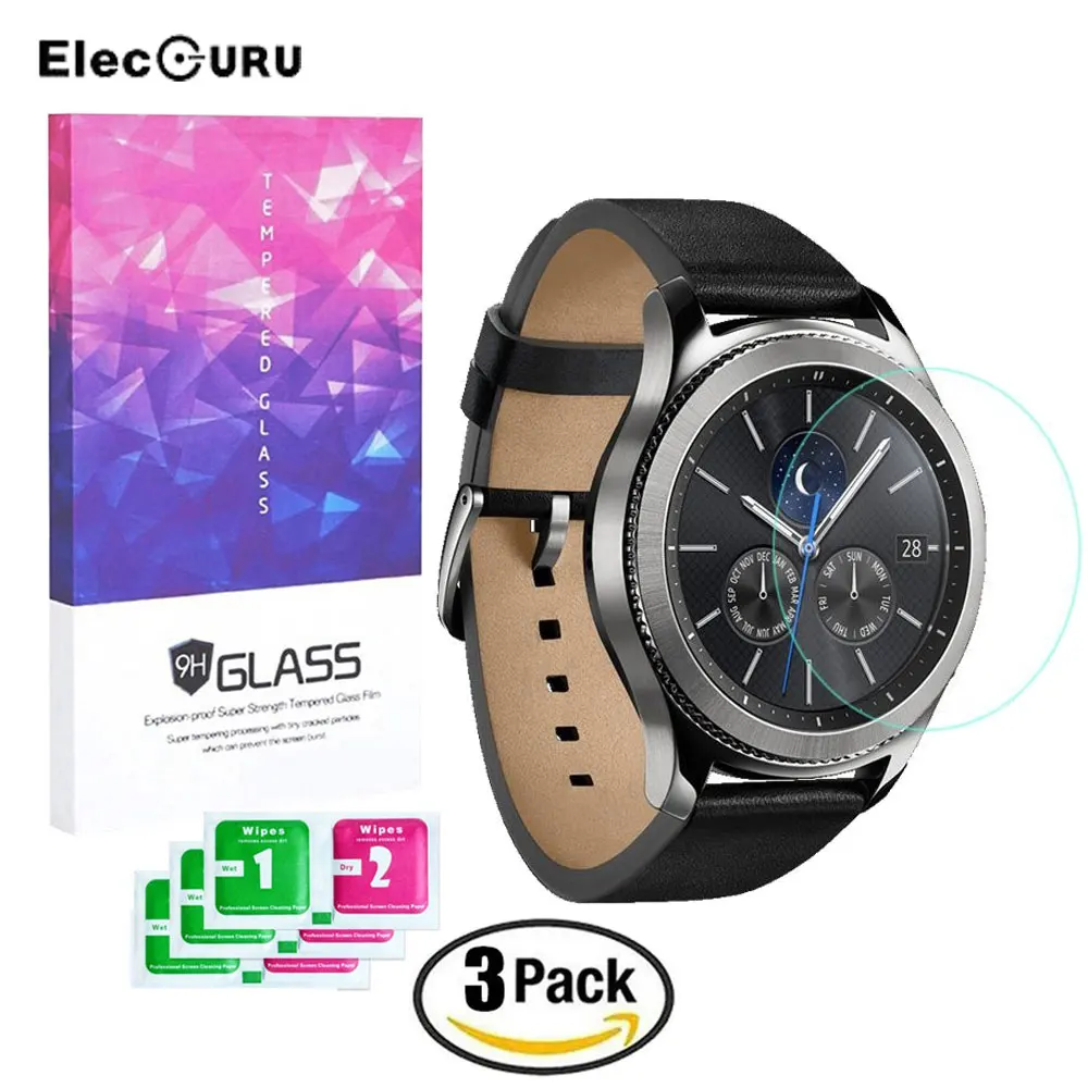 Закаленное стекло 9H для Samsung Gear S3 Classic/Frontier защита экрана прозрачная