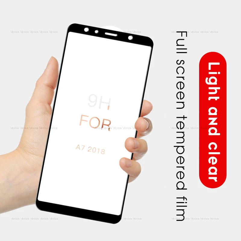 Закаленное стекло 5D для Samsung Galaxy A3 A5 A7 J3 J5 J7 2017 A6 A8 Plus 2018 Защита экрана J6 J4