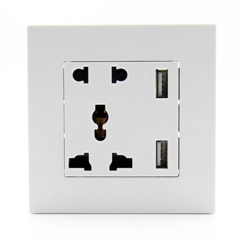 Новое поступление Прямая поставка 1 шт. двойной USB порт электрическое настенное