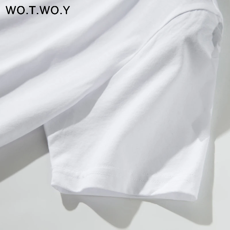 WOTWOY 2019 летние однотонные базовые бриллиантовые футболки женские хлопковые
