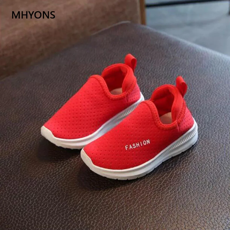 MHYONS 2018 Fashion Kids Shoes Autumn Boys Girls Breathable Casual Children's Comfort Flat Non-slip High Quality Sneakers |