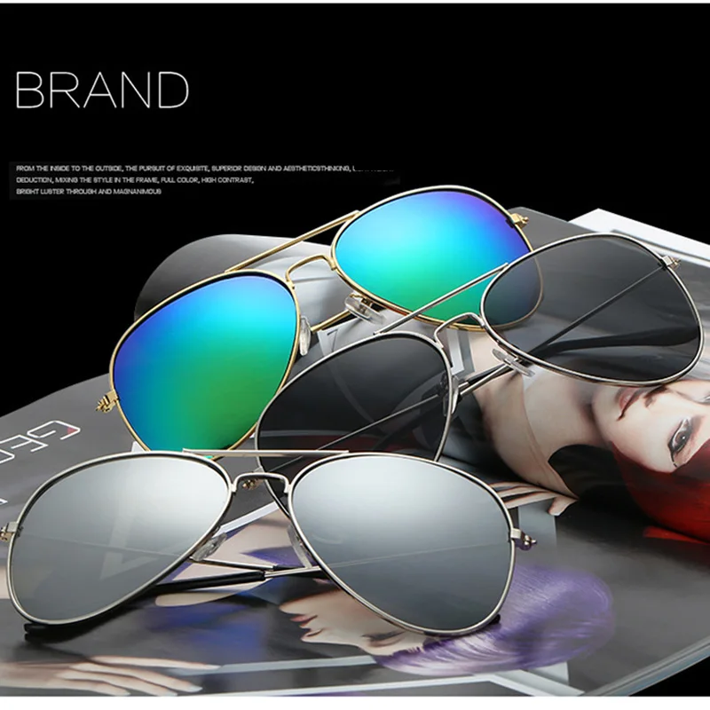 GY Classic pilot Sunglasses men Polarized Brand Designer fashion sun glasses for women goggles driving mens Mirror UV400 oculos |