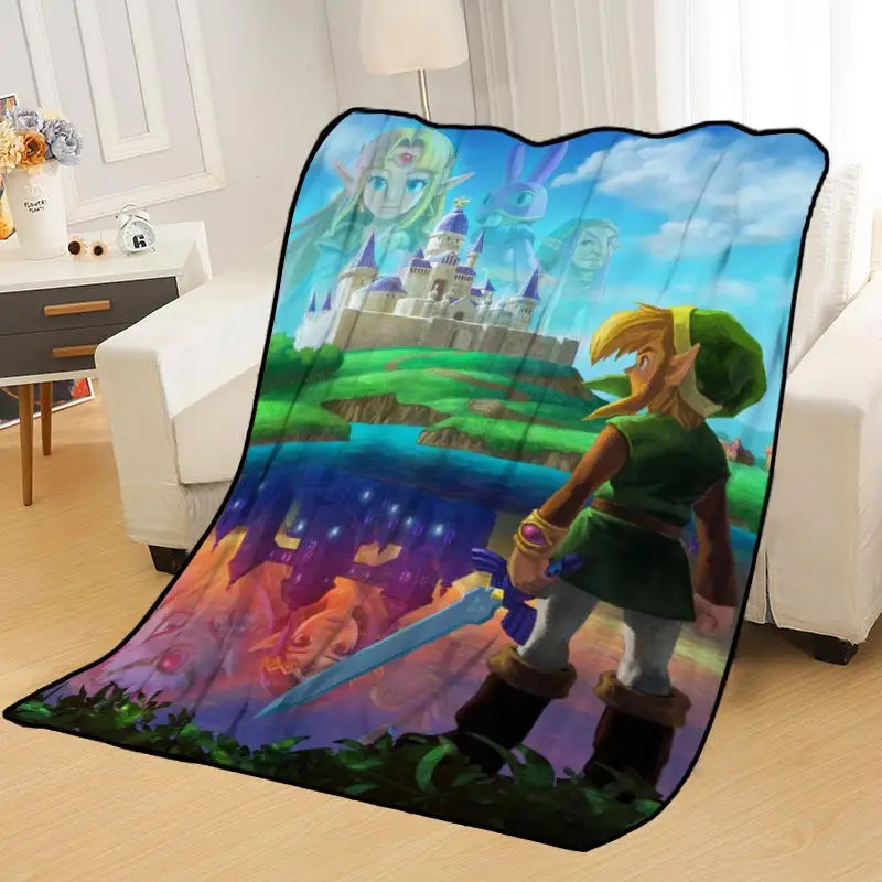 Новое поступление Legend of Zelda одеяло s печать мягкий сон одеяло на дом/диван/офис портативный дорожный Чехол одеяло - Цвет: Blanket 12