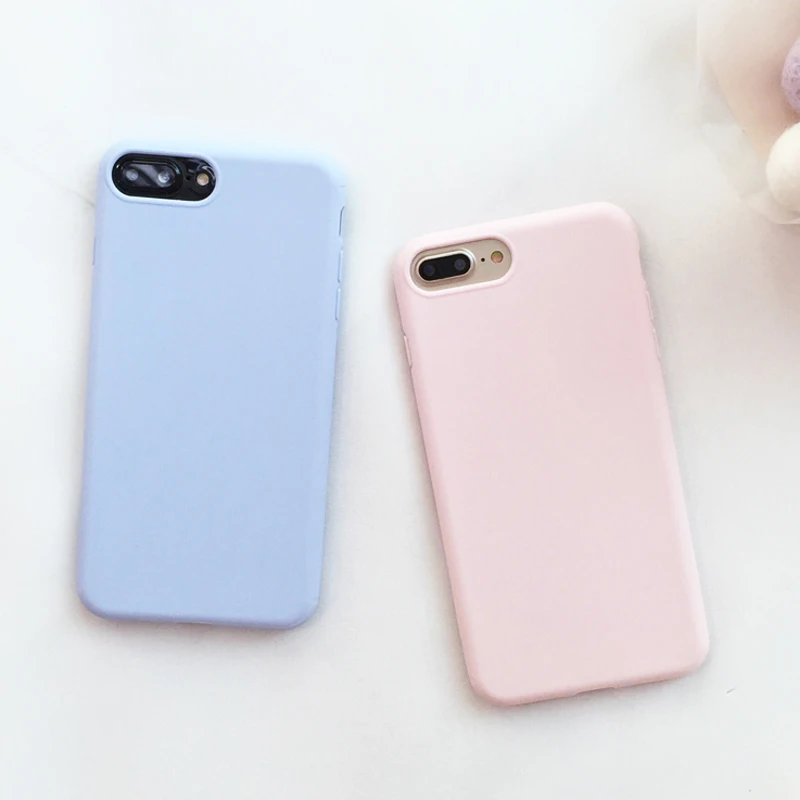 Hot Skin Soft Silicone Case For iPhone XS Max 6 6S Plus Army Green Wine Red Cover 7 8 XR X 8Plus iPhone7 |