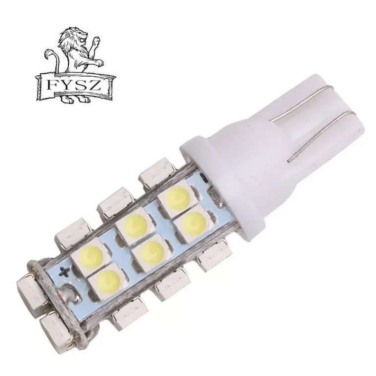 1 шт. T10 светодиодный W5W 168 1206 28 smd 12В Автомобильный светильник лампы Авто просвет