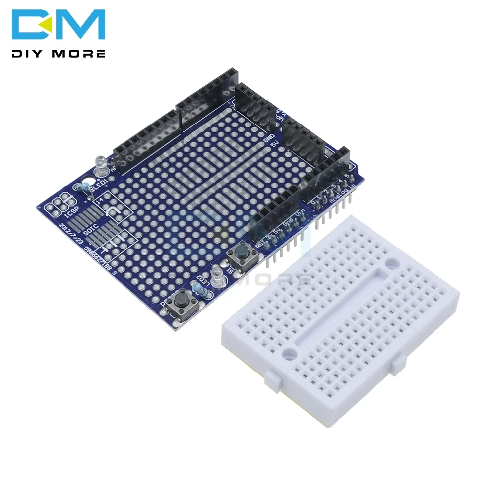 SYB 170 Proto Shield плата расширения мини макетная без пайки ATMEGA328P MEGA328 для Arduino UNO R3