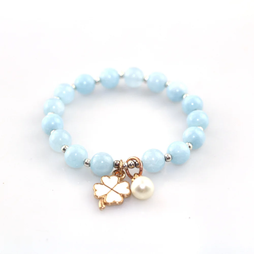 2018 одно кольцо новый дизайн распродажа Горячий камень морской Сапфир 8 мм сплав