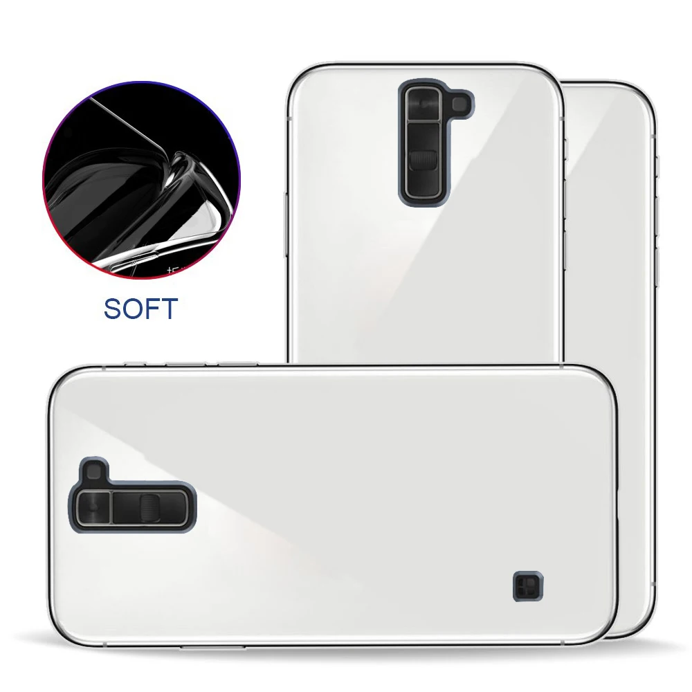 For LG K8 mobile phone shell anti-drop transparent soft plastic simple | Мобильные телефоны и аксессуары