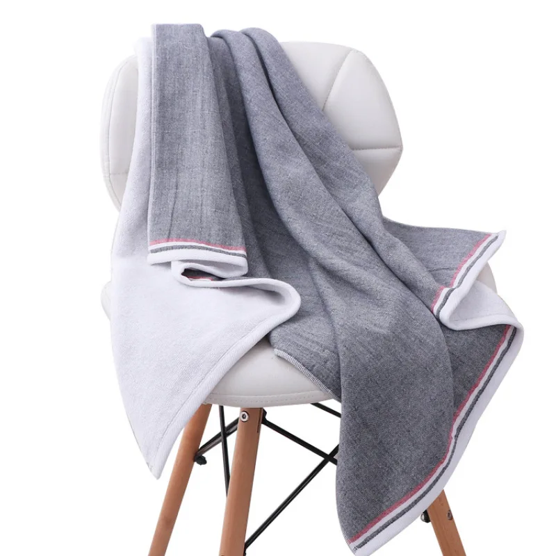 

Autumn New Adult Gauze Bath Towel 70*140 Soft and Comfortable 380g Beach Towel