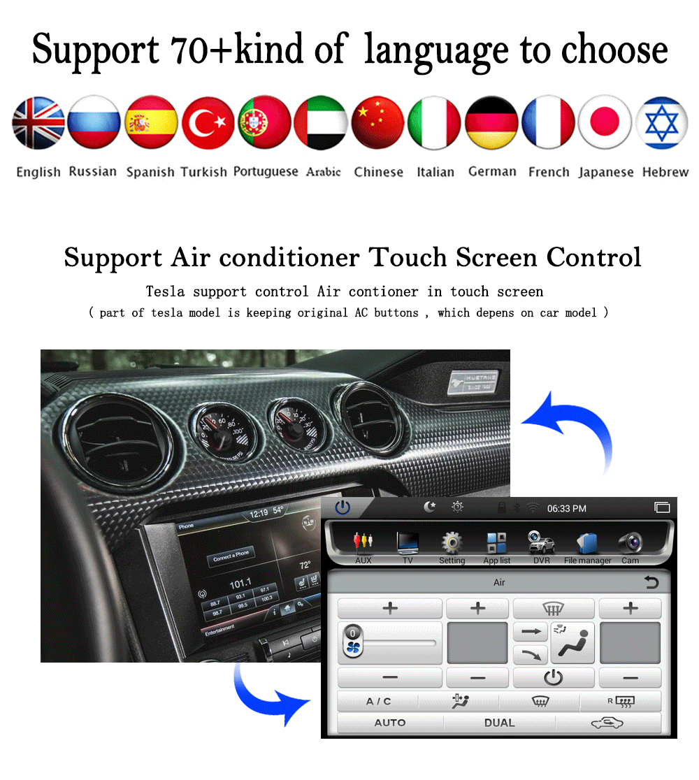 Krando Автомагнитола gps android 8,1 12," для FORD EDGE 2009- Tesla вертикальный экран навигационная мультимедийная система A/C bluetooth