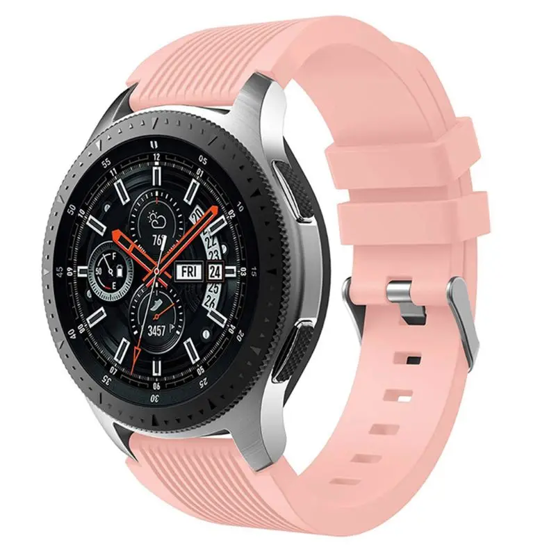 Силиконовый ремешок на запястье для Samsung Galaxy Watch 46 мм SM R800 Смарт часы Gear S3 часов Huami