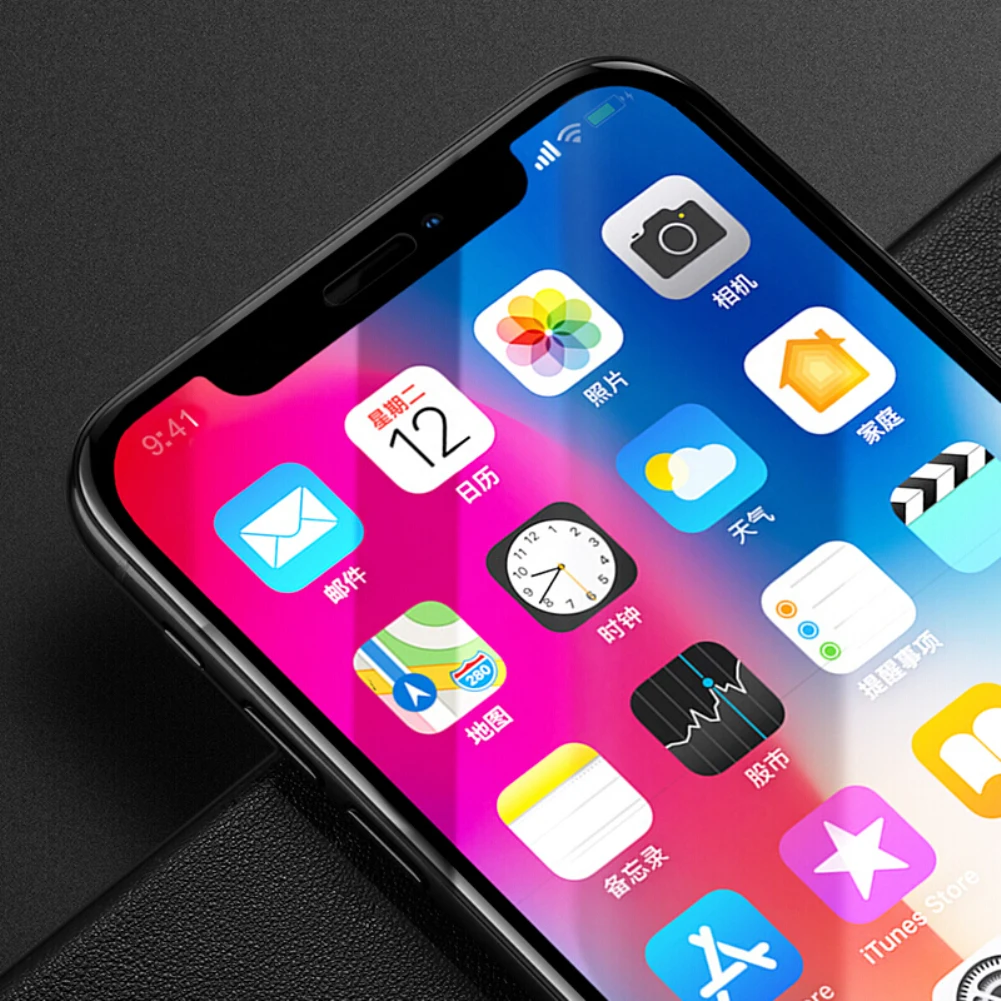 Полное покрытие экрана протектор для iPhone 7 8 закаленное стекло для iPhone X XS xs MAX XR 7 8 Plus защитное стекло пленка 9H протектор