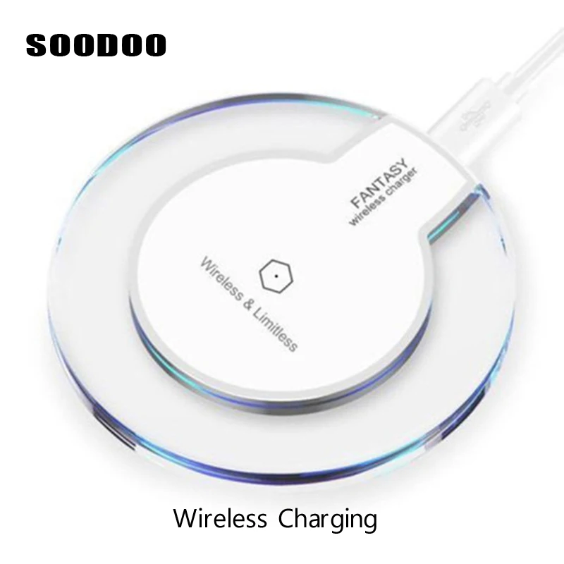 Soodoo 10 Вт Qi Беспроводное зарядное устройство для IPhone X XS XR 8 Plus быстрая Беспроводная зарядка для samsung S8 S9 S10 Xiaomi Mi 9 зарядное устройство