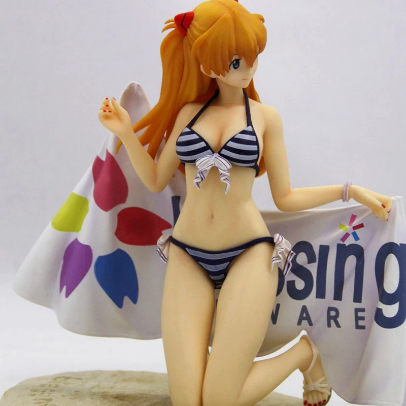 1/6 Scale Soryu Asuka lanсерый купальник на коленях осанки Ver. Может сбросить Сексуальная Смола GK модель коллекции голый фигурка девушки игрушка