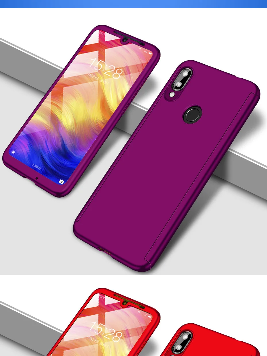 Чехол для Xiao mi Red mi Note 5 Plus mi A2 8 Lite 9 Note 7 Pro чехол s 360 полная защита красный mi 4X6 Pro 7 Pocophone F1 5X 6X чехол