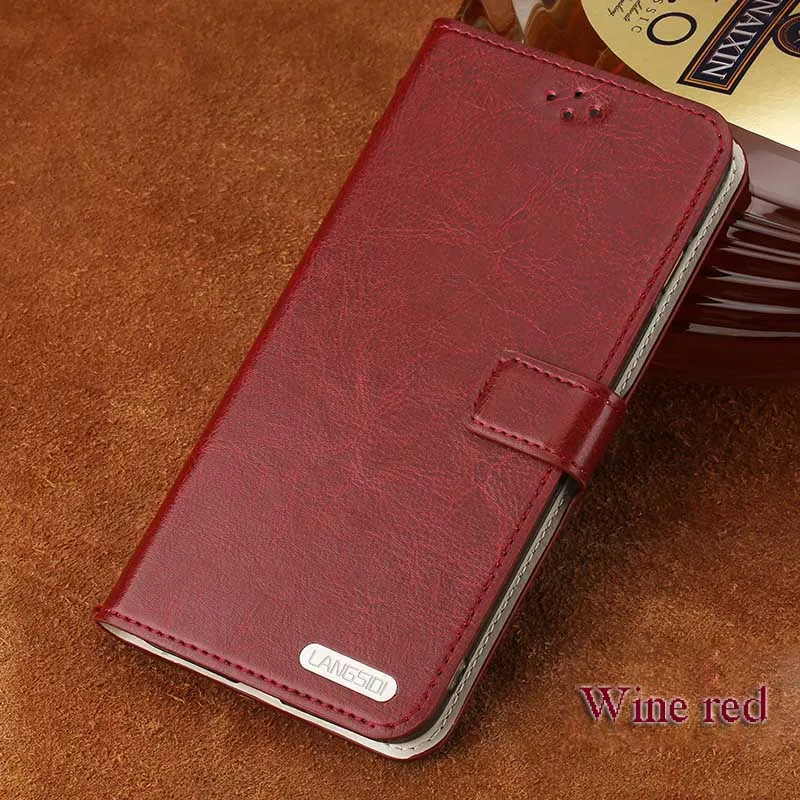 wine red Кожаный бумажник с откидной крышкой для iPhone 11 Pro 8plus x Чехол-кошелек многофункциональный мягкий силиконовый защитный чехол с отделением для карт на магните - Цвет: wine red