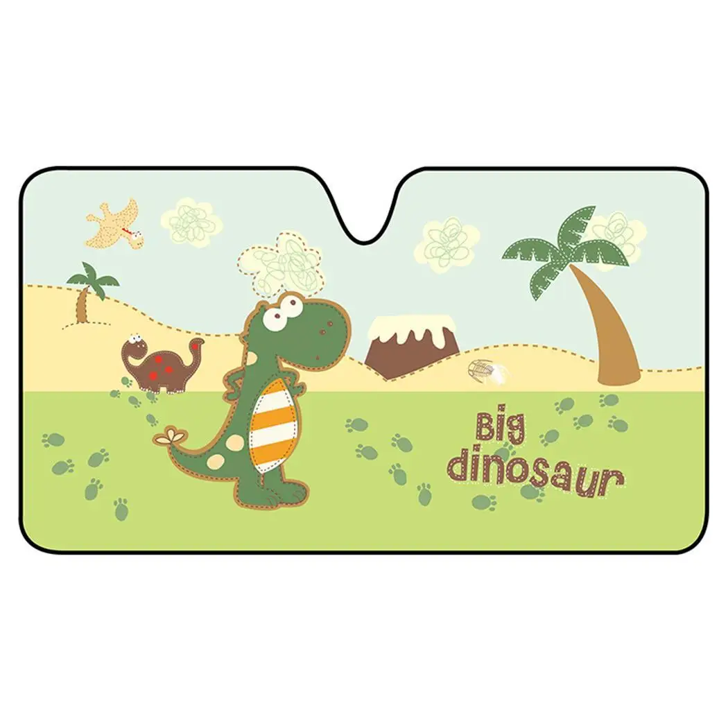 2Pcs Car Front Window Sundshade Cartoon General Sun 1-9 As Picture Shade Visor Cover Protection |