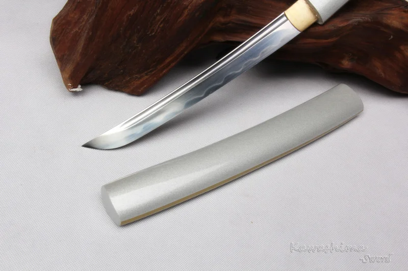 Японский T10 ручной работы из закаленной стали настоящий маленький нож Hamon