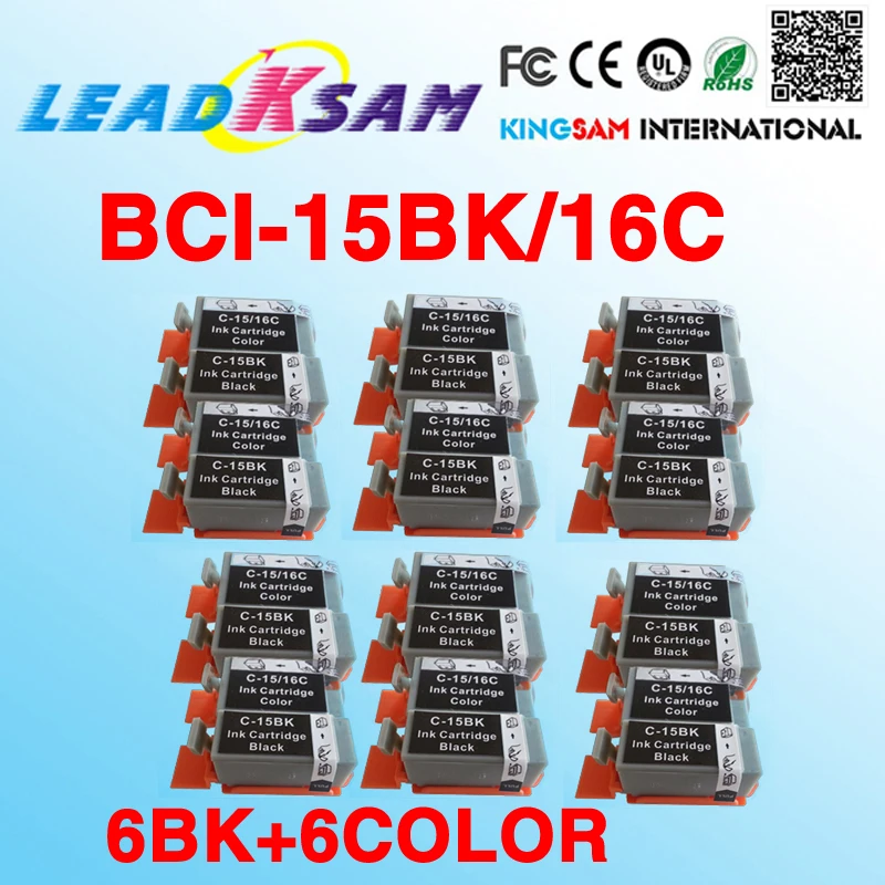 12 шт. BCI15 BCI16 чернильный картридж совместимый для CAONON BCI 15 16 i80 ip90 ip90v|cartridge powder|cartridge