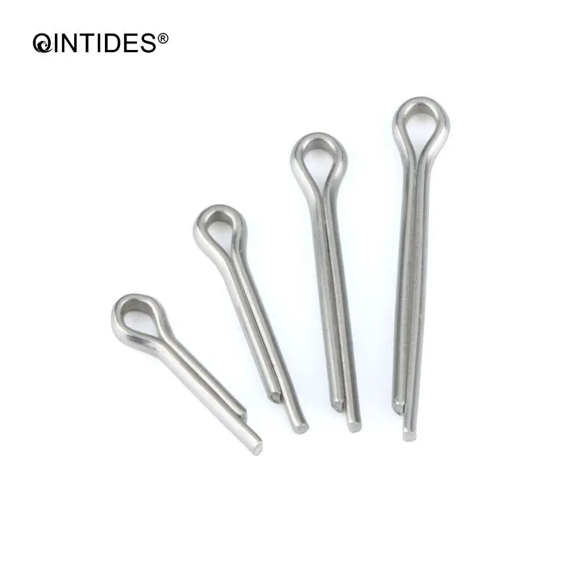 QINTIDES M2 M2.5 Split pins 304 нержавеющая сталь штифты Пружинные распределение DIN94 pin