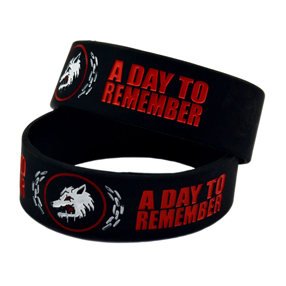1 шт. A Day To Remember силиконовый браслет ширина дюйм широкий для концерта|Браслеты с