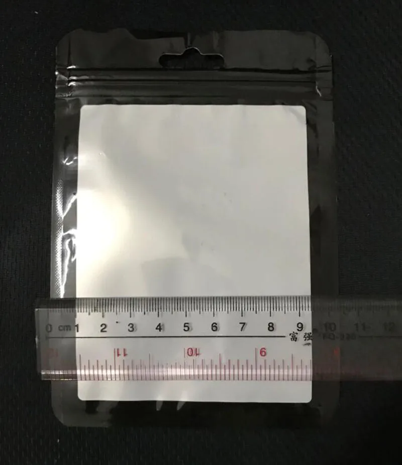 Прозрачная/белая Самоуплотняющаяся молния 10 5 см * 15 пластиковая Розничная