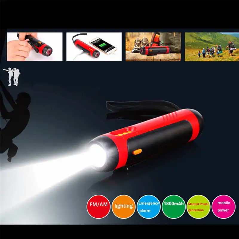 FM радио с будильником зарядное устройство ручным управлением мощный