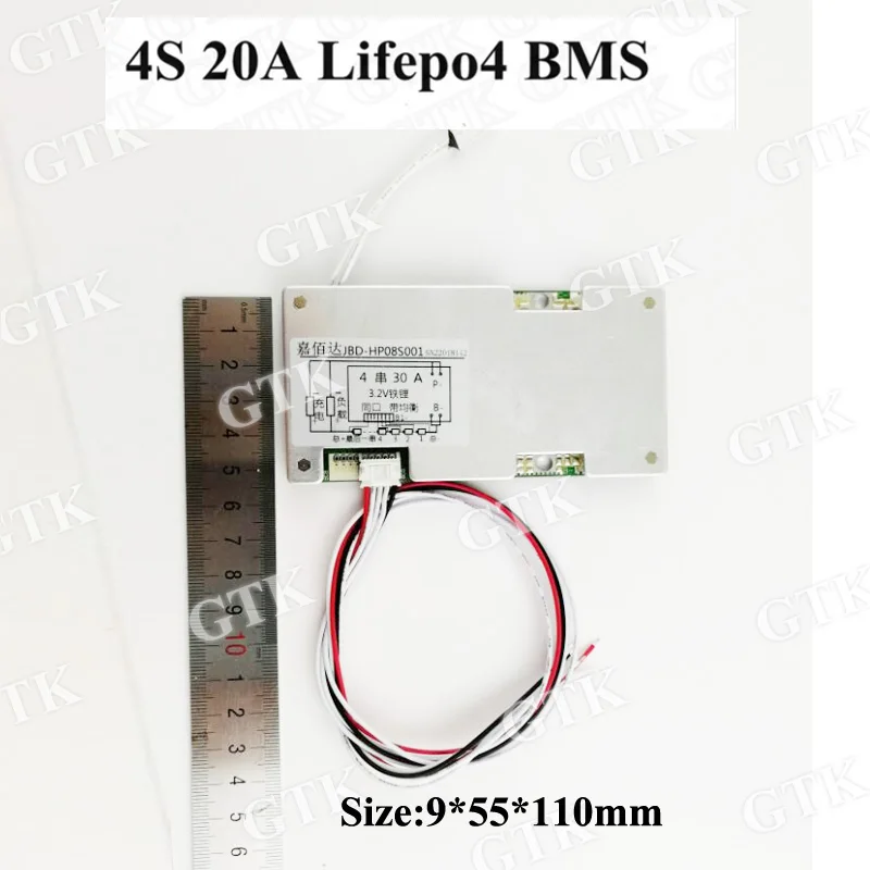 4S 12V 20A BMS PCM Защитная плата аккумулятора bms pcm для Φ lifepo4 Аккумуляторная батарея