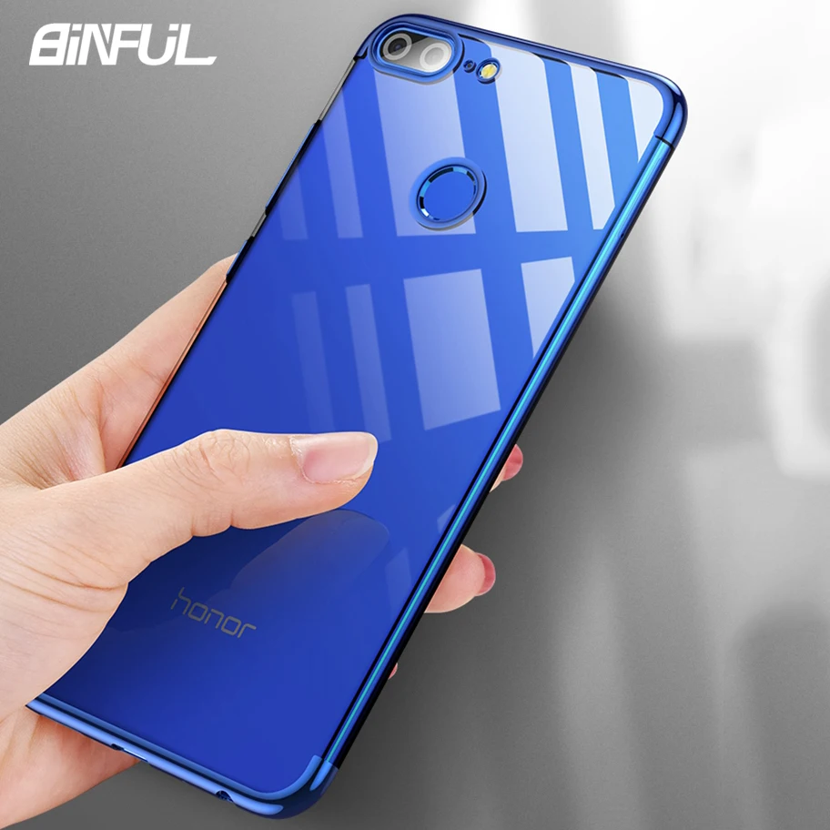 Чехол для Huawei Honor 9 Lite прозрачный мягкий силиконовый чехол-накладка из ТПУ 10 V9 V10